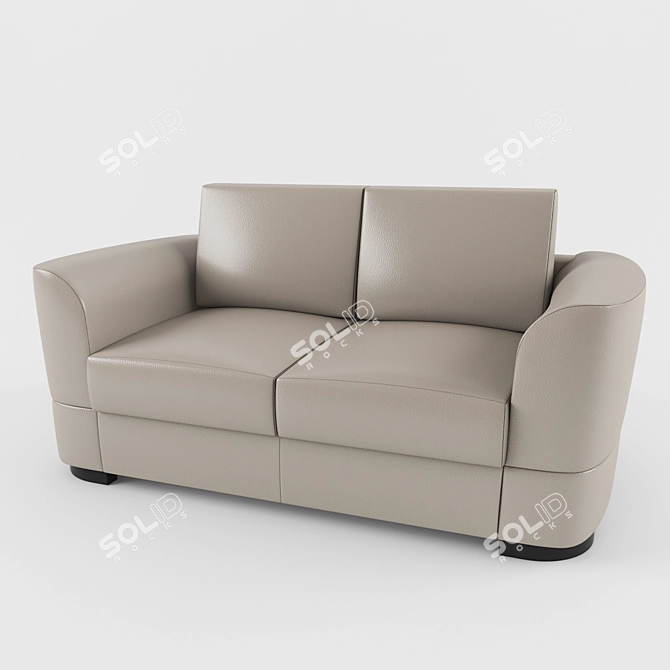 Zegna Sofa: Luxurious Comfort for Your Living Space 3D model image 1