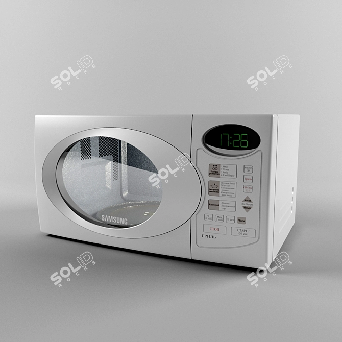 Samsung Microwave Oven 3D model image 1