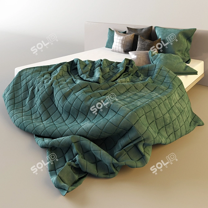 Dreamy Essentials: Luxe Linens 3D model image 1