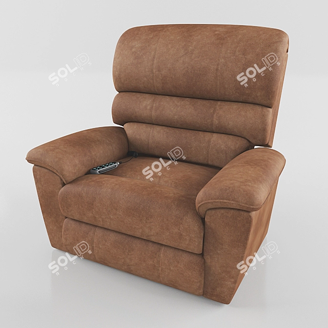 Ultimate Relaxation Massage Chair 3D model image 1