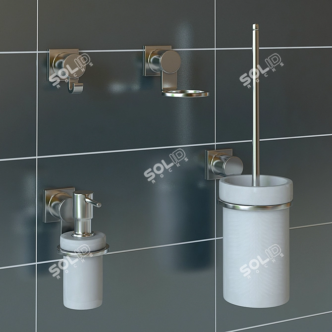 Grohe Allure Bathroom Set 3D model image 3