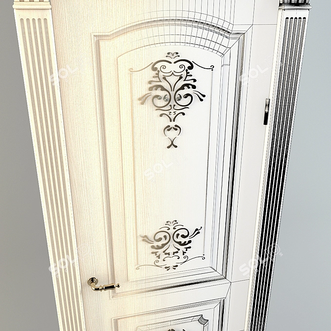 Marsala Interior Door by BeGreen 3D model image 2
