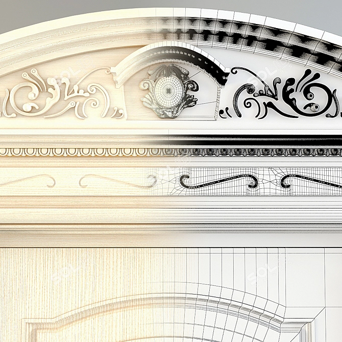 Marsala Interior Door by BeGreen 3D model image 3