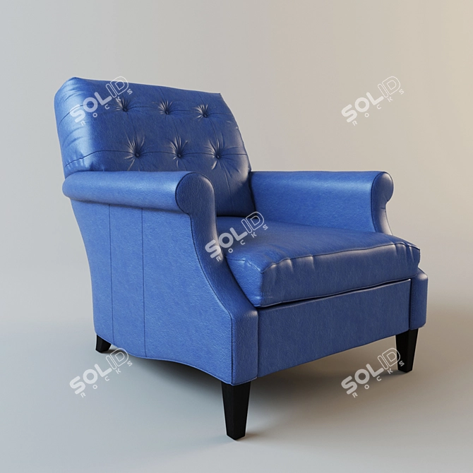 Palermo: Stylish and Comfortable Chair 3D model image 1