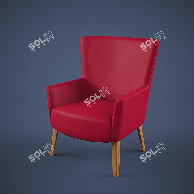 ErgoFlex Chair: Comfortable Seating Solution 3D model image 1