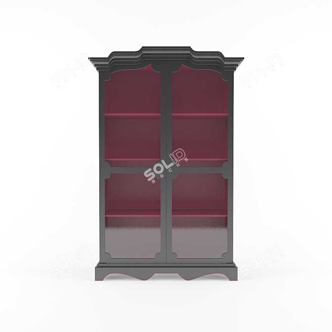 Title: Elegant Bertele Cabinet 3D model image 1