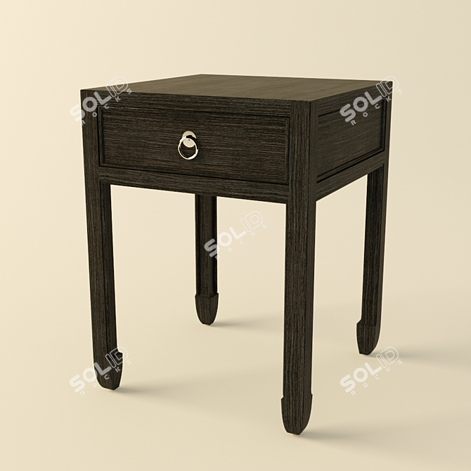 Elegant Eichholtz Bedside Table 3D model image 1