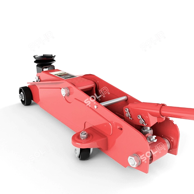 Auto Service Rolling Jack 3D model image 2