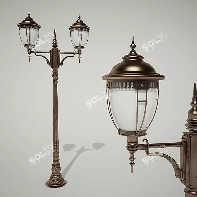 Title: Handcrafted Robers AL 6603 Lighting 3D model image 1