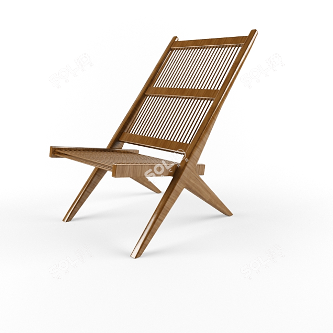 Eternity's Rest Lounge Chair 3D model image 1