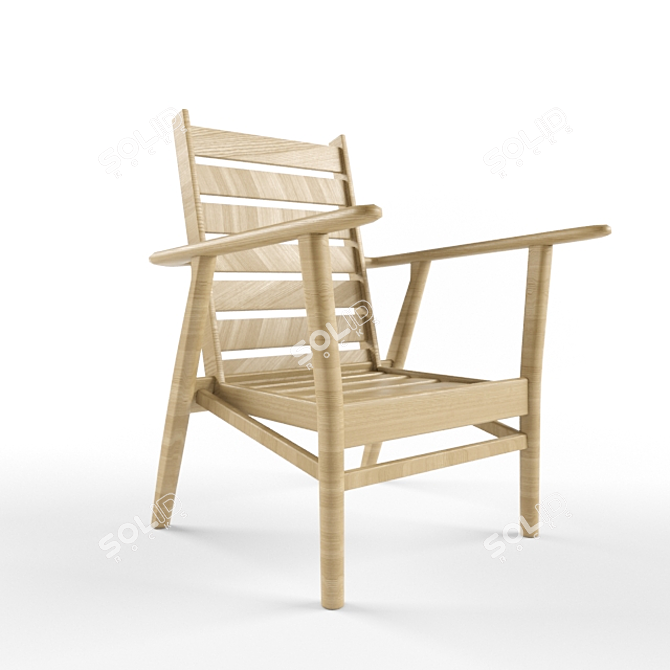 Eternal Comfort Lounge Chair 3D model image 1