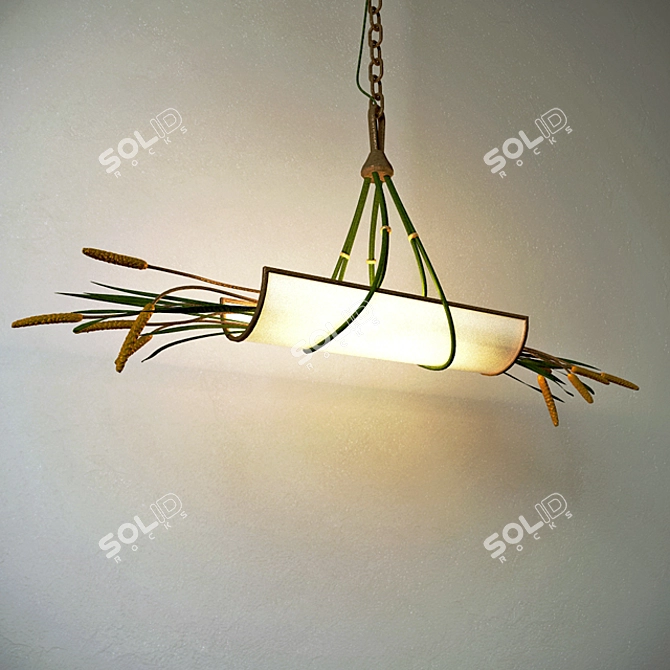 Forged Harvest Pendant Lamp 3D model image 1