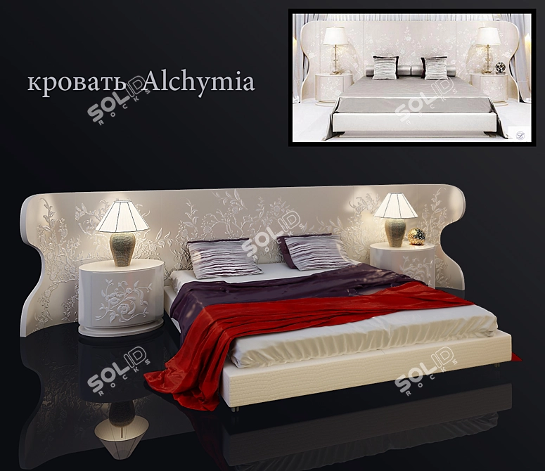 Alchemy Bed 3D model image 1