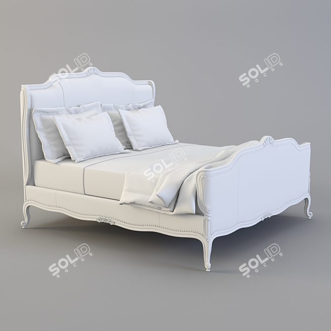 Ralph Lauren Chatsworth Bed 3D model image 2