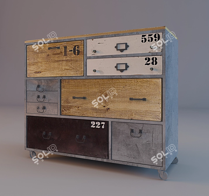 Delhi Locker - Compact and Spacious 3D model image 1