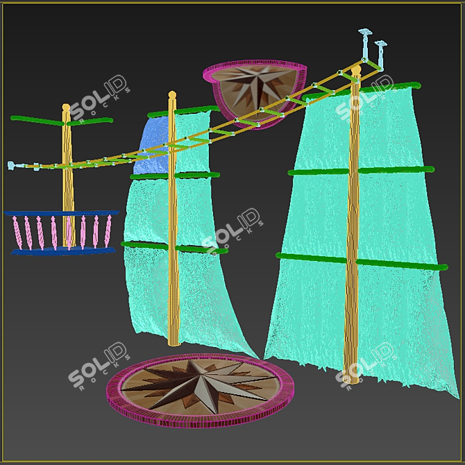 Sea Adventure Playset for Kids 3D model image 2