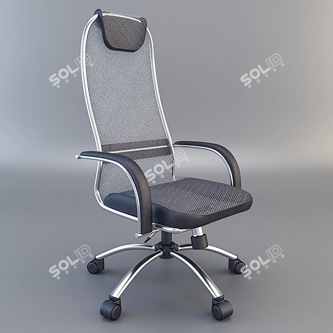 Galaxy BC-8 Mesh Office Chair 3D model image 1