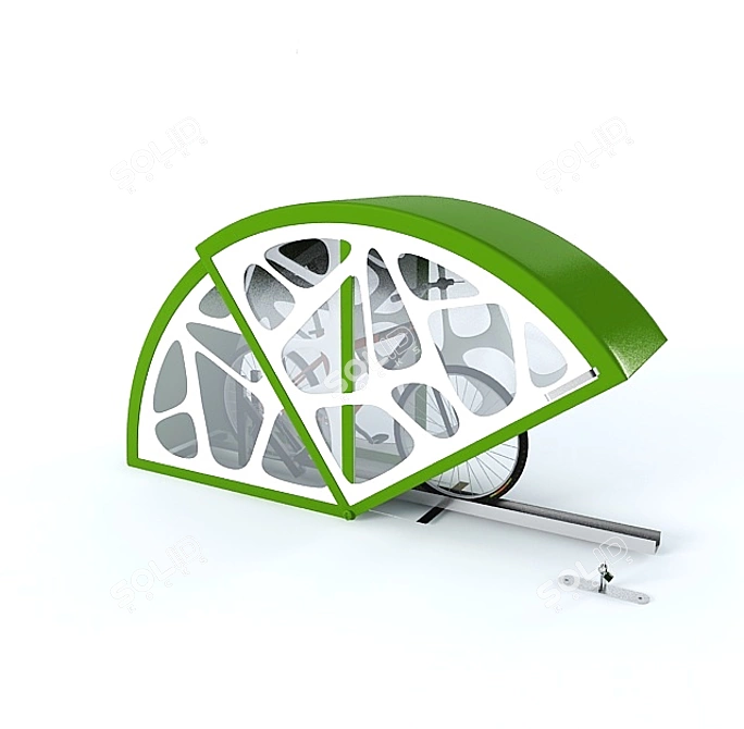 BikeSafe Secure Bicycle Parking 3D model image 2