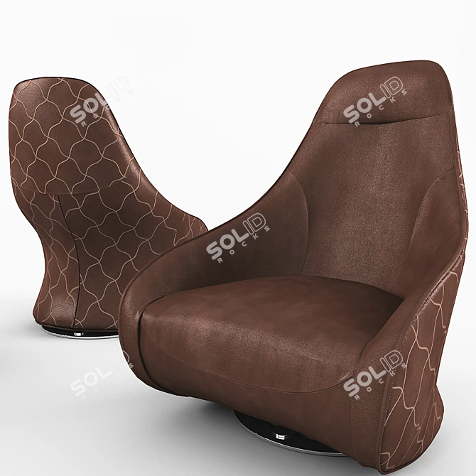 Denimization Hive Chair, H107-S70-P80 3D model image 1