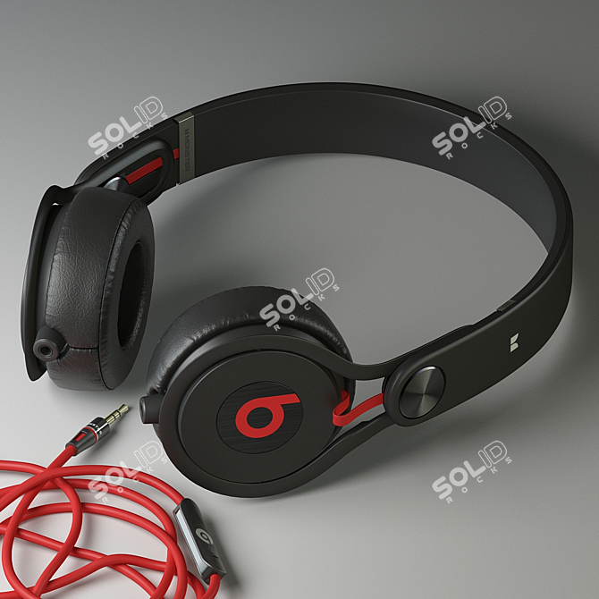 Beats MIXR Headphones - Superior Sound, Ultimate Style! 3D model image 1