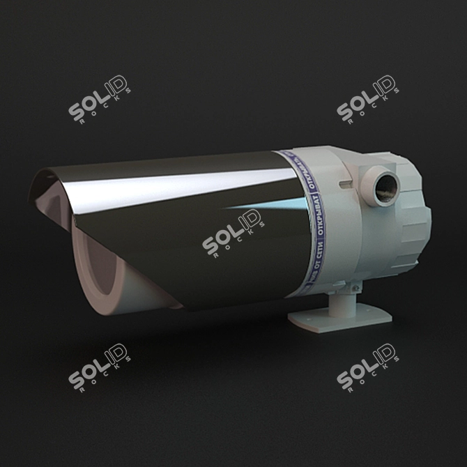 DualView Surveillance Camera 3D model image 1
