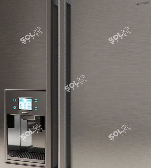 Sleek and Stylish SMEG SS55PTE 3D model image 2