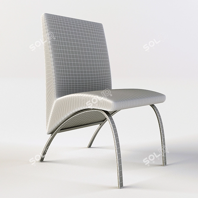 Crimson Contemporary Seating 3D model image 3