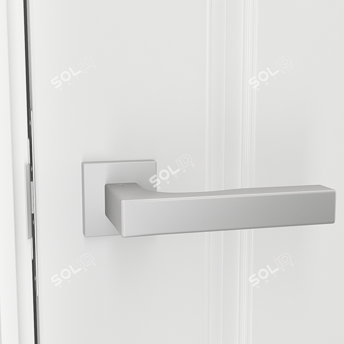 Perfectly Crafted Classic Door 3D model image 2