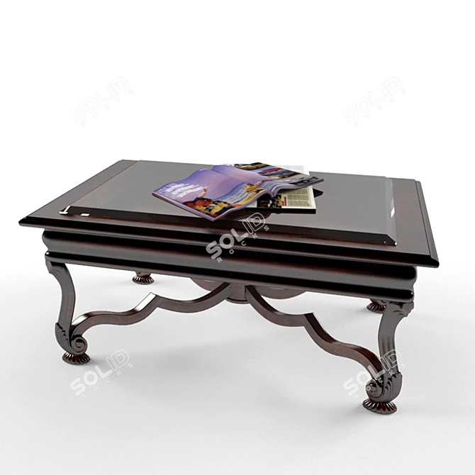 Classic Coffee Table 3D model image 1