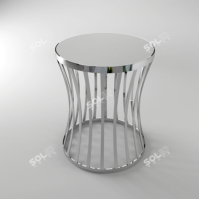 Modern Coffee Table with Minimalistic Design 3D model image 1