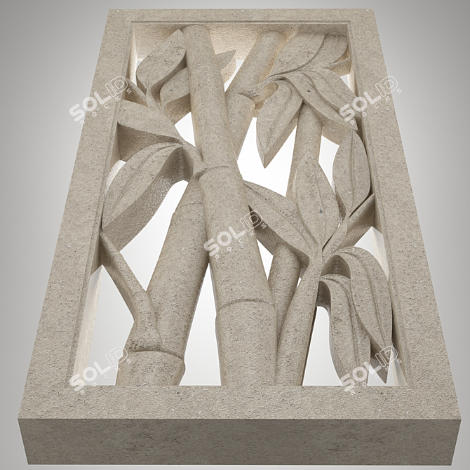 Soothing Bamboo Relief (in Russian: Успокаивающее бамбуковое облегчение) 3D model image 3