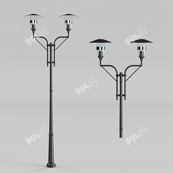 ROSA Park Light: Polish Quality Illumination 3D model image 1