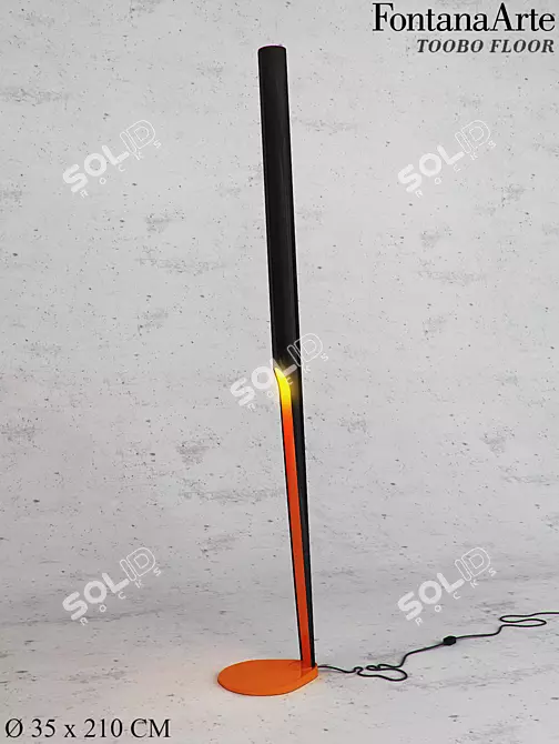 Elegant Floor Lamp: FontanaArte 3D model image 1