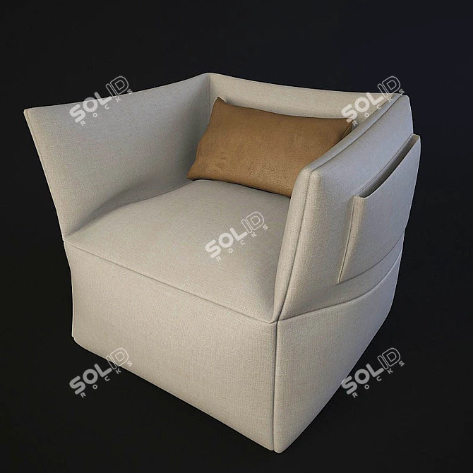 Modern Chair 3D model image 1