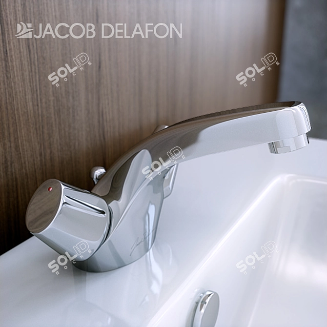 GINKO CD Monobloc Faucet with Fixed Spout 3D model image 2