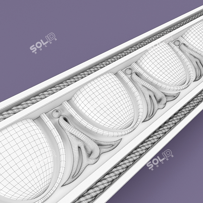 Elegant Molding for Stylish Décor 3D model image 2