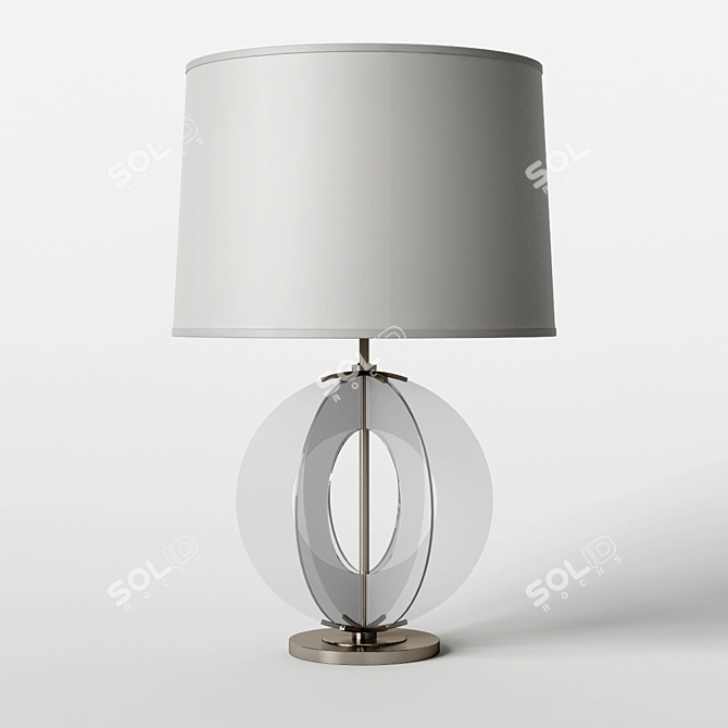 Mid-Century Latitude Table Lamp 3D model image 1