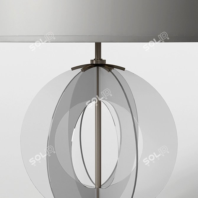 Mid-Century Latitude Table Lamp 3D model image 2