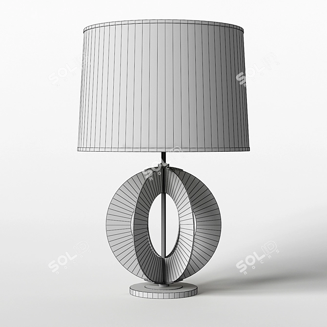 Mid-Century Latitude Table Lamp 3D model image 3