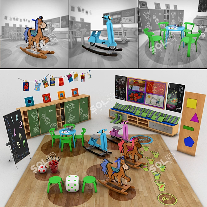 Kids' Kindergarten Kingdom 3D model image 1