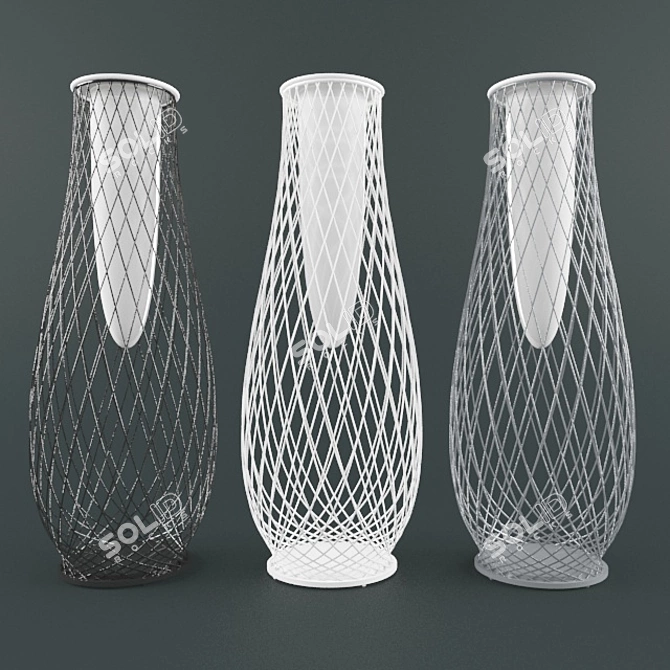 Heavenly Garden Vase: EMU Group, 68h163 3D model image 1