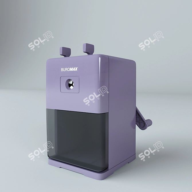 Sleek Buromax Pencil Sharpener 3D model image 1