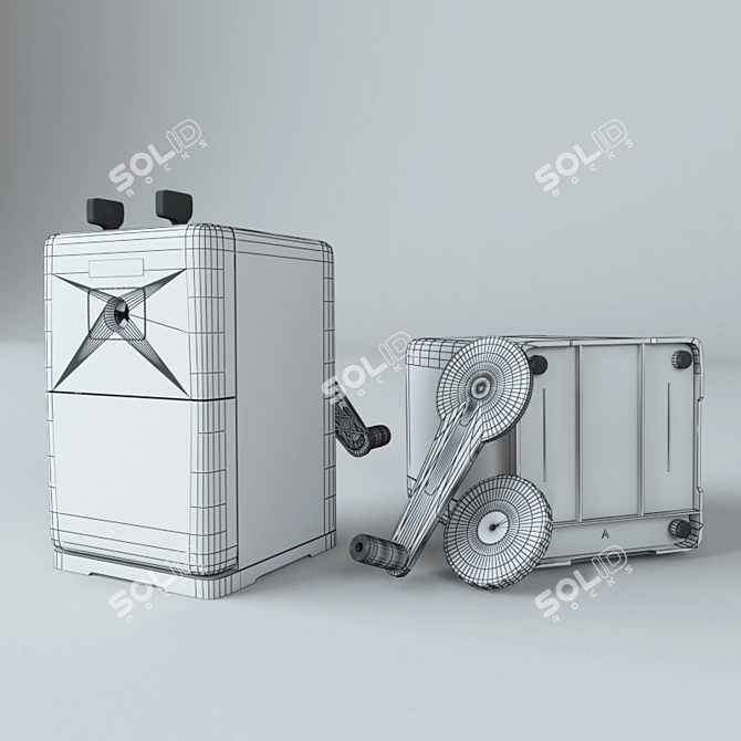 Sleek Buromax Pencil Sharpener 3D model image 3