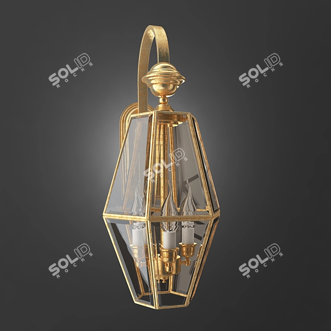 TINKO 708 Three-Lamp Decorative Pendant 3D model image 1