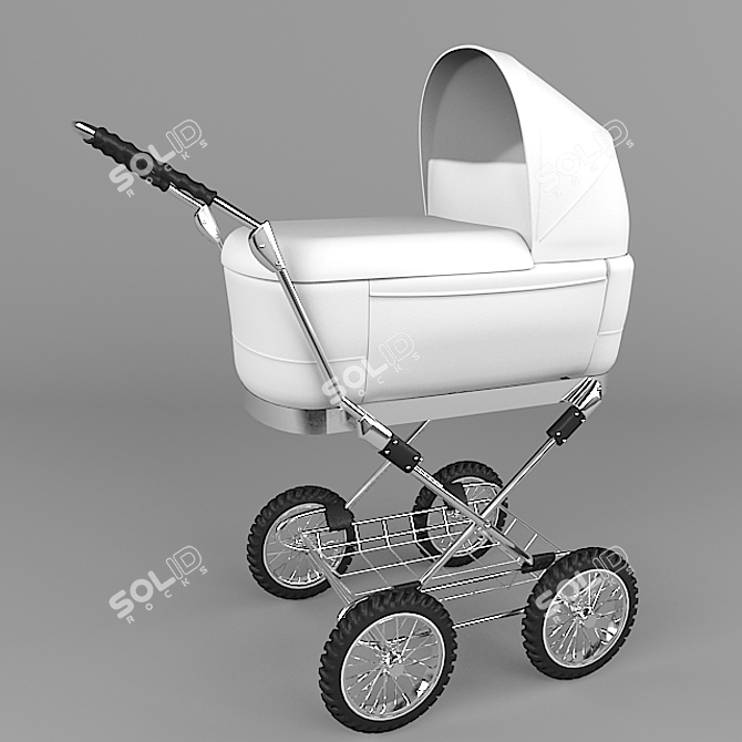 Comfy Ride Baby Stroller 3D model image 1