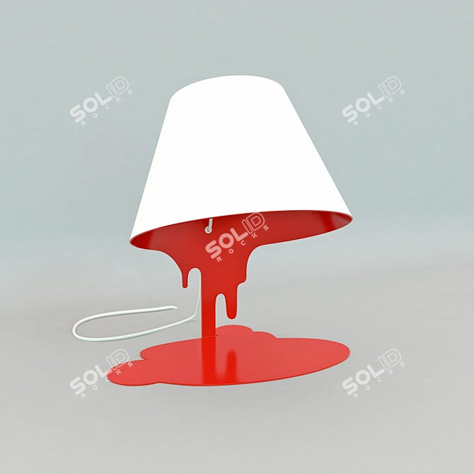Innovative Liquid Lamp: Modern & Stylish 3D model image 1