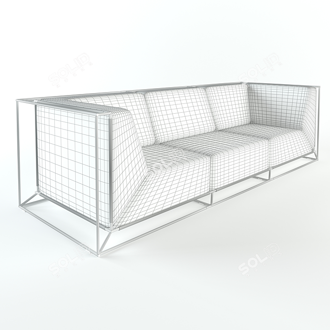 Serenity on Water: Floating Sofa 3D model image 2