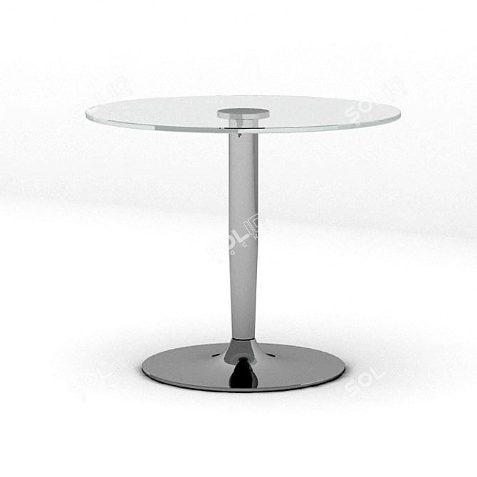 Sleek Calligaris Planet Table 3D model image 1