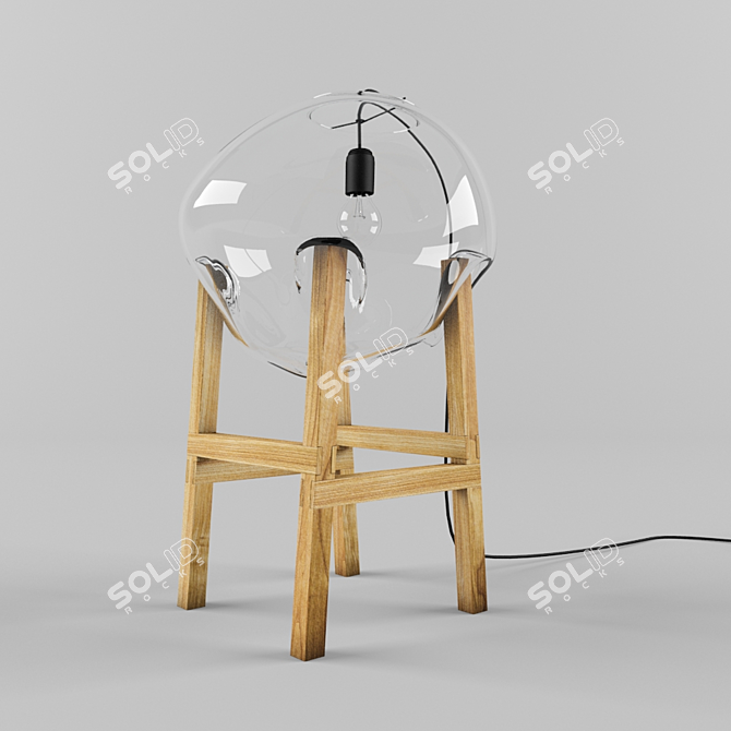 Collide Series Lamp 3D model image 1