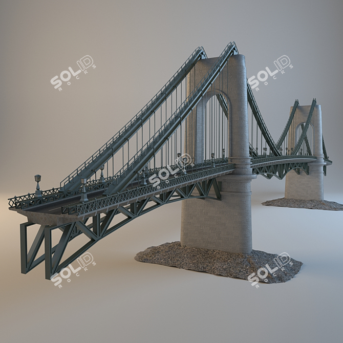 Eurospan Bridge: Connecting Europe 3D model image 1